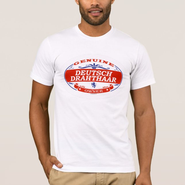 Deutsch Drahthaar T-shirt (Framsida)