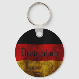 Deutsch Flagge - Vintage... Nyckelring