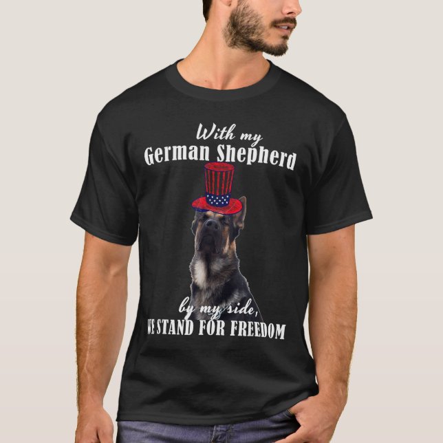 Deutsch Funny American German Dogs Quotes Germany  T Shirt (Framsida)