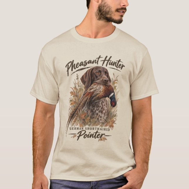 Deutsch Kortsakspekare  T Shirt (Framsida)