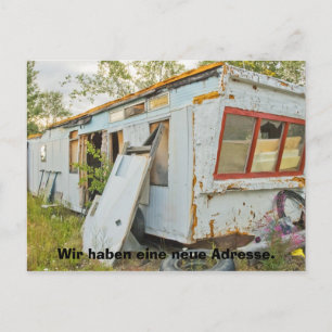 Deutsch Lustige neue Adresskarte Vykort