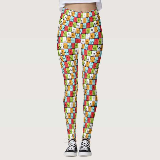 Deutsch patriotiska periodiska benen från bord (1) leggings (Framsida)