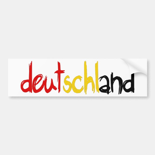 Deutschand originaldesigner! bildekal (Framsidan)