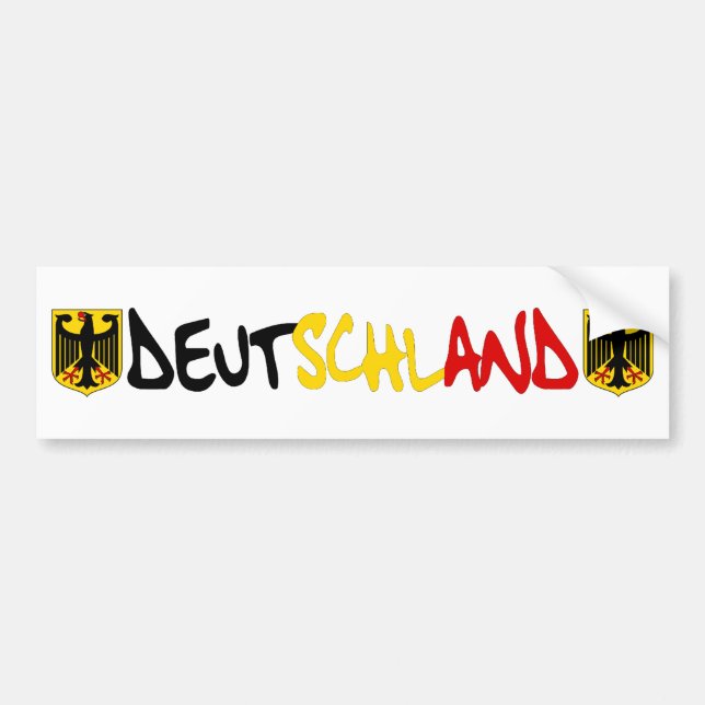 Deutschand originaldesigner! bildekal (Framsidan)