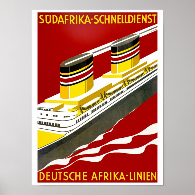 Deutsche Afrika Poster (Framsidan)