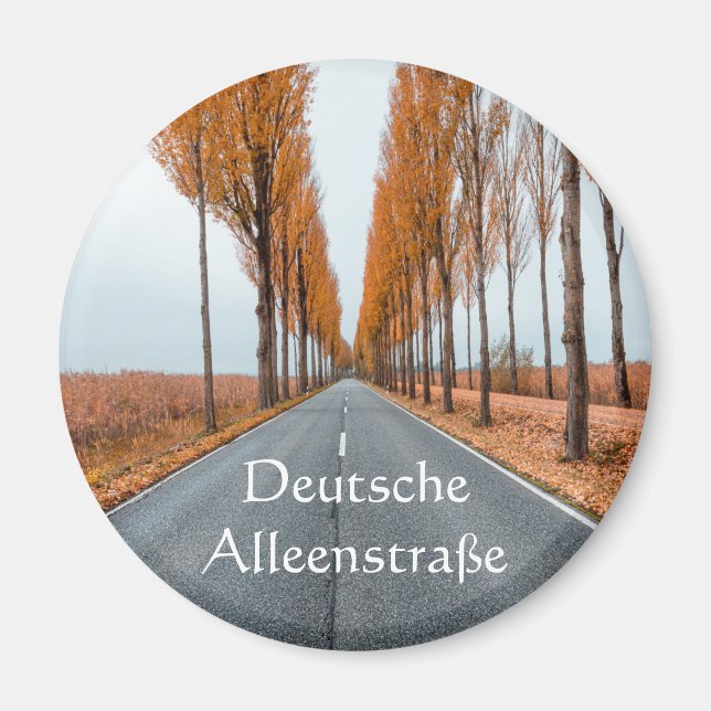 Deutsche Alleenstraße Magnet (Framsidan)