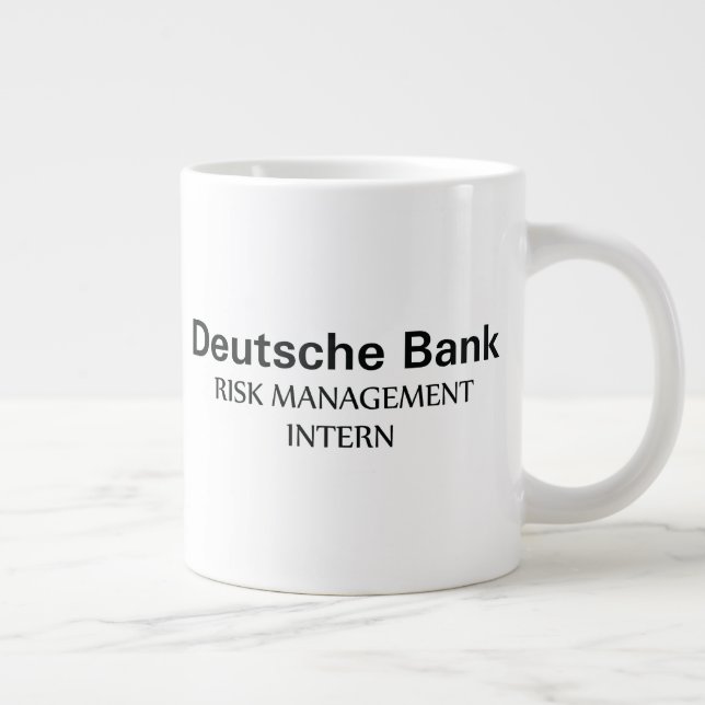 Deutsche Bank Risk Management Intern Jumbo Mugg (Höger)
