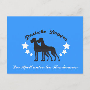 Deutsche Doggen Vykort