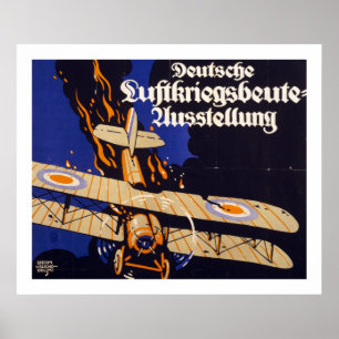 Deutsche Luftskreigsbeute (vit) Poster