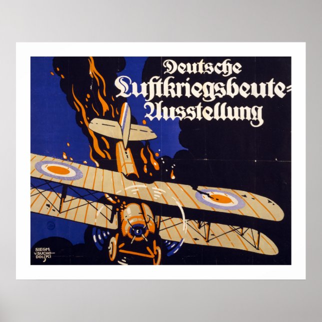 Deutsche Luftskreigsbeute (vit) Poster (Framsidan)