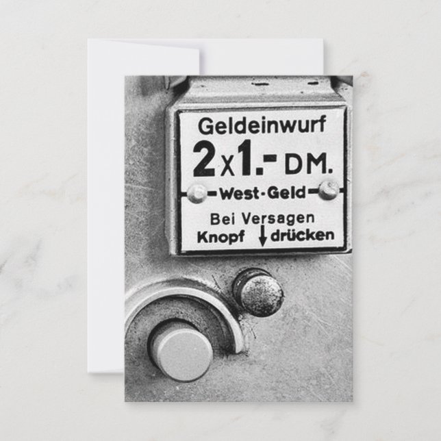 Deutsche Mark Einwurf Vintage (Framsida)
