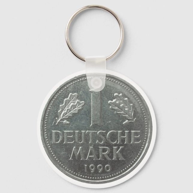 Deutsche Mark-mynt Nyckelring (Framsida)