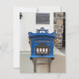 Deutsche Post (Tyskland) - Blue Vykort