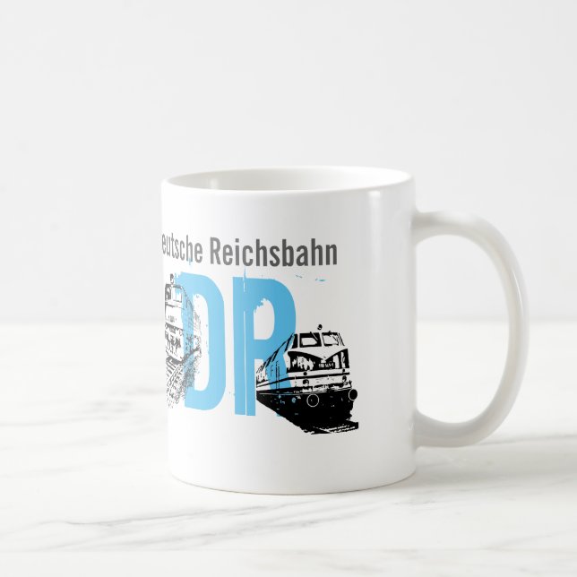 Deutsche Reichsbahn DDR Design Kaffemugg (Höger)