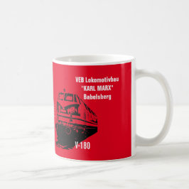 Deutsche Reichsbahn DDR Design Kaffemugg