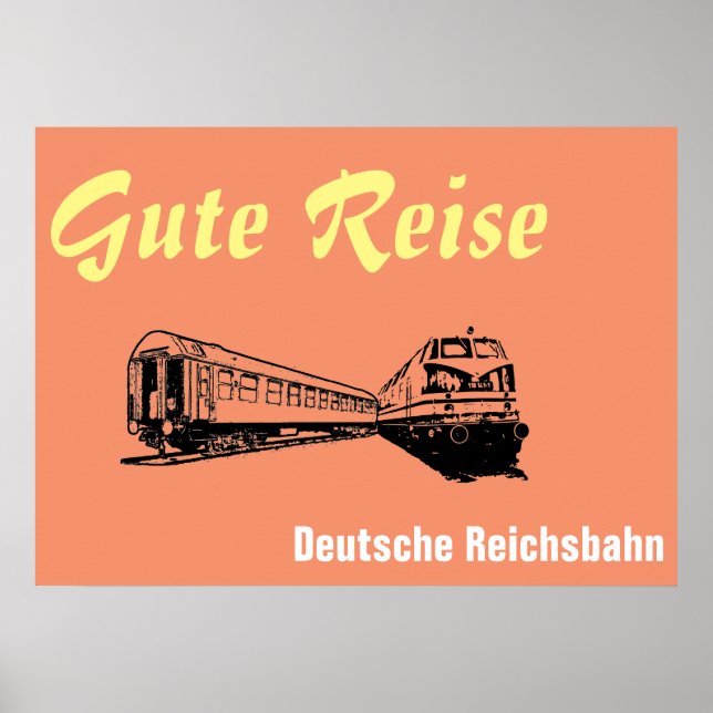 Deutsche Reichsbahn Poster (Framsidan)