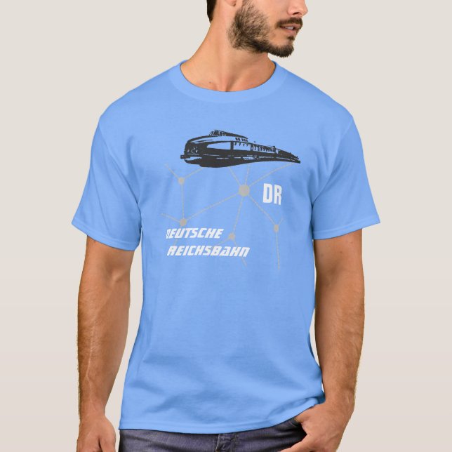 Deutsche Reichsbahn Werbedesign T-shirt (Framsida)