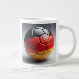 Deutsche Stolz Fußball Jumbo Mugg