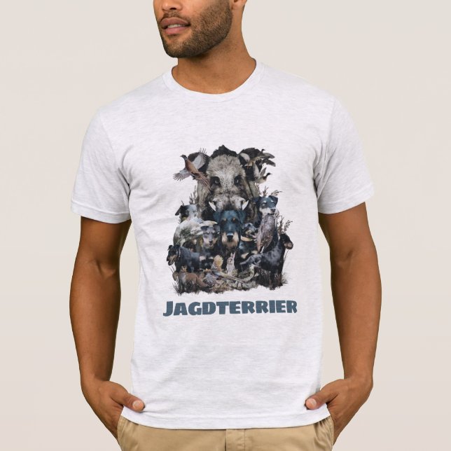 Deutscher Jagdskräcker Tapestry Kanvastryck Acryli T Shirt (Framsida)