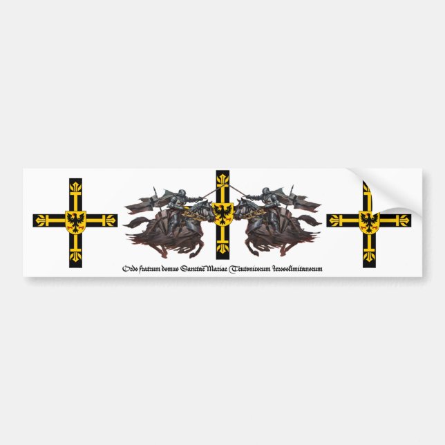 Deutscher Orden zwei Ritter Bildekal (Framsidan)