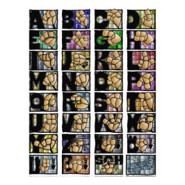 Deutsches Fingeralphabet 3 (2025) Fototryck