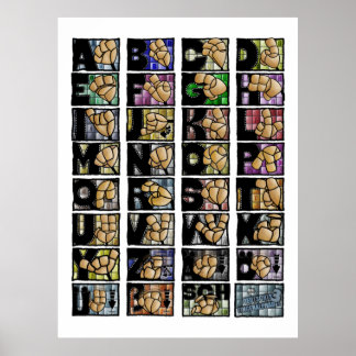 Deutsches Fingeralphabet 3 (2025) Poster