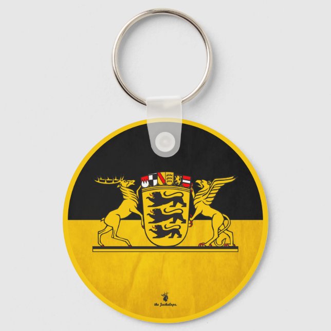 " Deutschland: 1950er/heute - Baden Württemberg Nyckelring (Framsida)