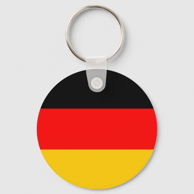 Deutschland Fahne Nyckelring (Framsida)