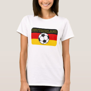 DEUTSCHLAND FLAGGA  FOTBOLL TEE