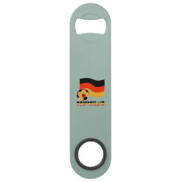 Deutschland Flagga och Ocer Ball Grått Gräns Speedbottle Flasköppnare