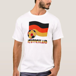 Deutschland Flagga och Ocer Ball Grått Gräns Tröja