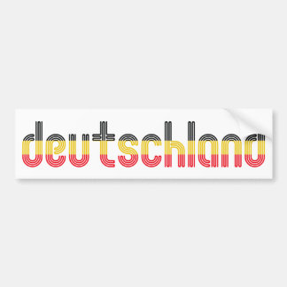 Deutschland flaggafärger! bildekal