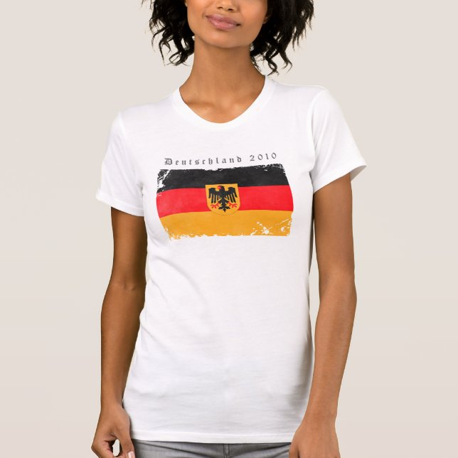 Deutschland flaggaskjorta tröja (Framsida)