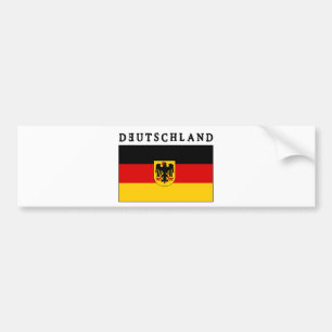 Deutschland Flagge Bildekal