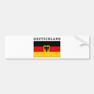Deutschland Flagge Bildekal