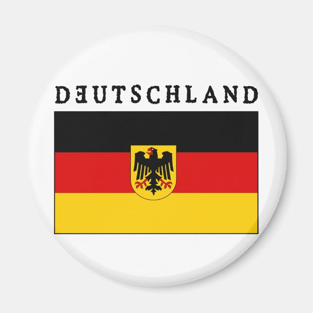 Deutschland Flagge Magnet (Framsidan)