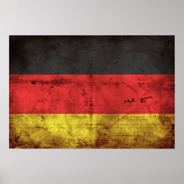 Deutschland Flagge Poster (Framsidan)