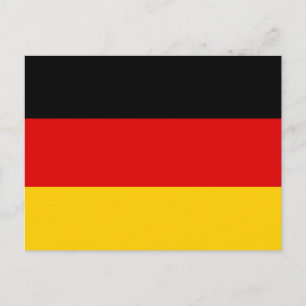 Deutschland Flagge Postkarte Vykort