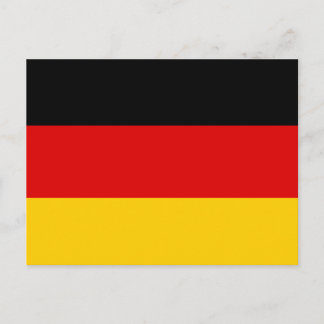 Deutschland Flagge Postkarte Vykort