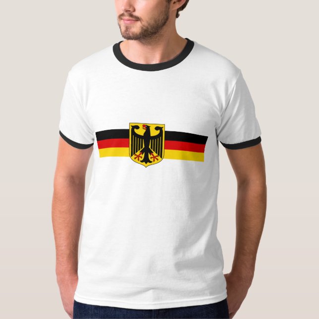 Deutschland fotbollfussball #3 tee shirt (Framsida)