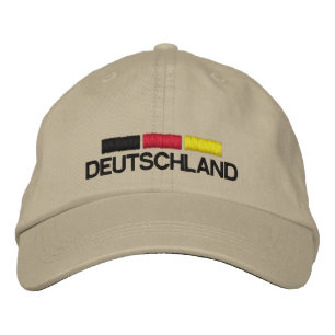 Deutschland Fussball Embroized Cap Broderad Keps