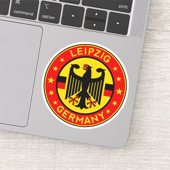 Deutschland, Leipzig Klistermärken (Detalj)