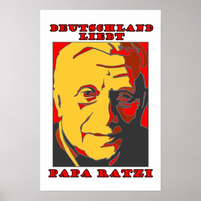 Deutschland Liebt Pappa Ratzi Poster (Framsidan)