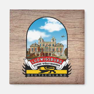 Deutschland Ludwigsburg Vintage souvenir Magnet