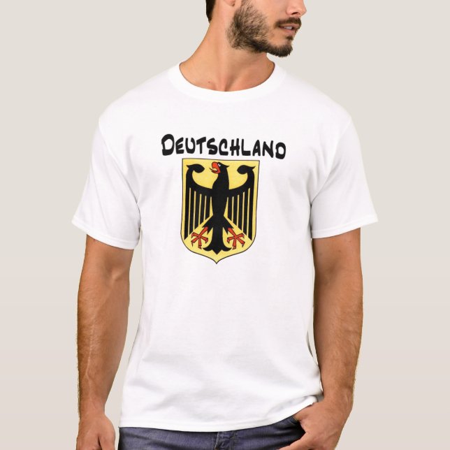Deutschland med den tyska örnen tee shirt (Framsida)