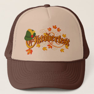 Deutschland och Oktoberfest truckerhatt Keps