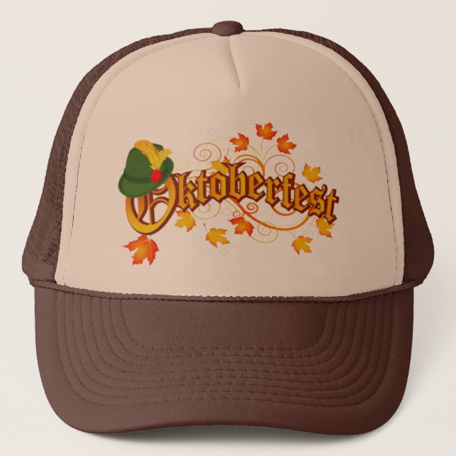 Deutschland och Oktoberfest  truckerhatt Keps (Framsida)