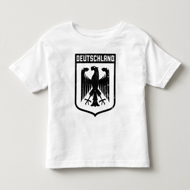 Deutschland örn - tyskland vapensköld tee (Framsida)