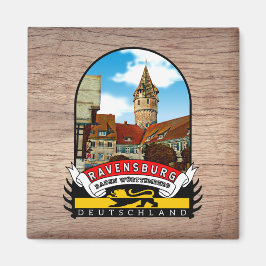 Deutschland Ravensburg Vintage souvenir Magnet