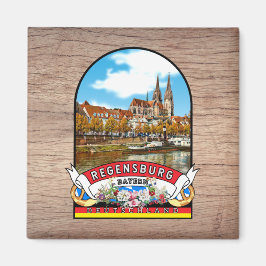 Deutschland Regensburg Vintage souvenir Magnet
